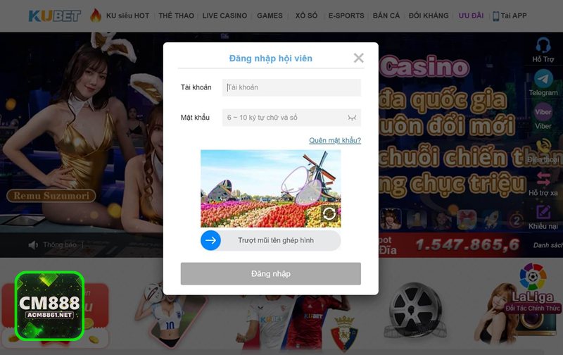 Đăng Nhập CM888 - Hướng dẫn thao tác đăng nhập tài khoản CM888 theo từng bước Đăng Nhập CM888 - Hướng dẫn thao tác đăng nhập tài khoản CM888 theo từng bước